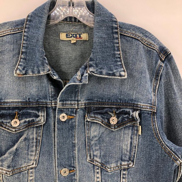 Vintage Exit denim jean jacket - Picture 2 of 6